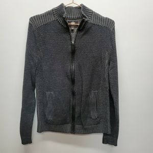 Rock & Republic Full Zip Gray Jacket sweater